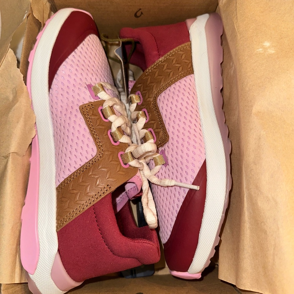 Olukai wailuku paradise pink/loganberry tennisshoe